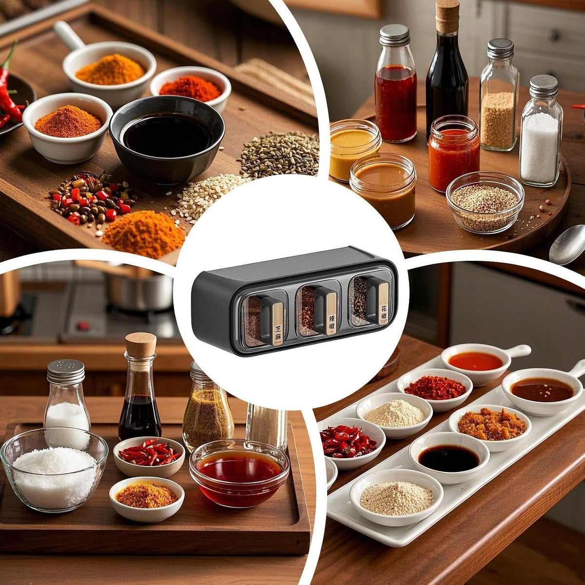 Wall-Mounted Spice Box