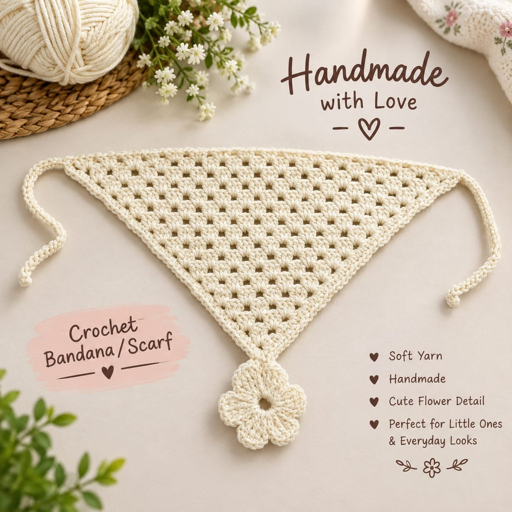 Handmade Crochet Bandana