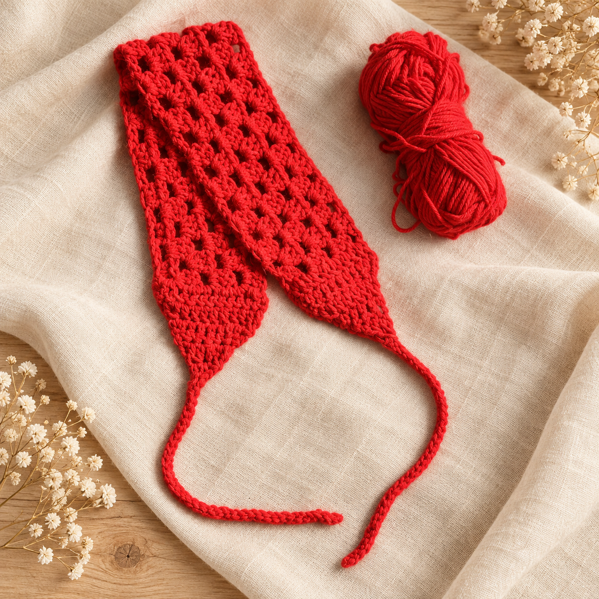 Crochet Tie Headband – Purely Handmade