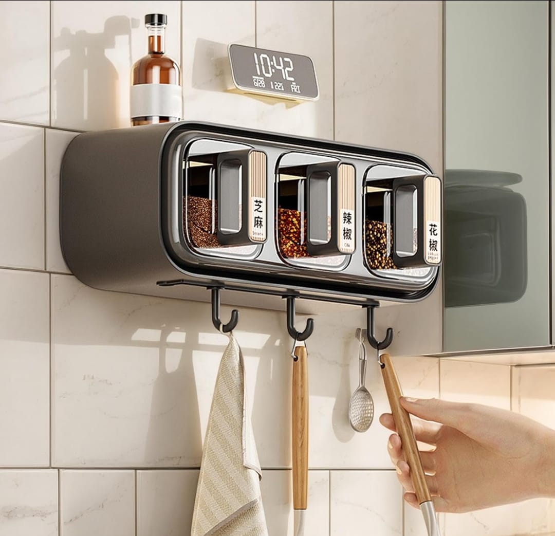 Wall-Mounted Spice Box