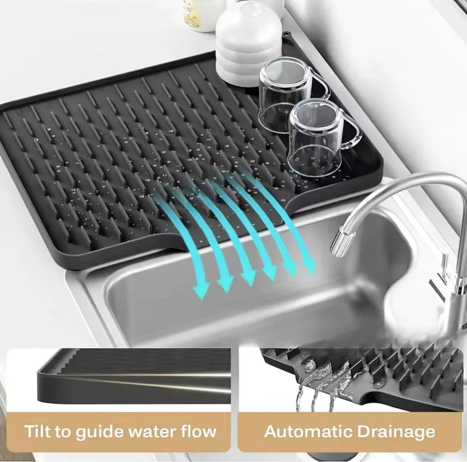 Large Silicone Sink Drain Mat