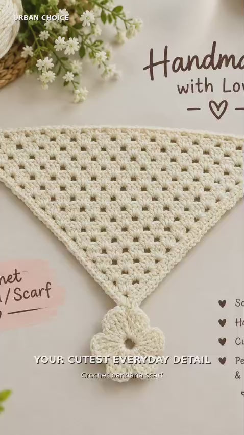 Handmade Crochet Bandana